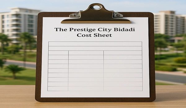 The Prestige City Bidadi Cost Sheet