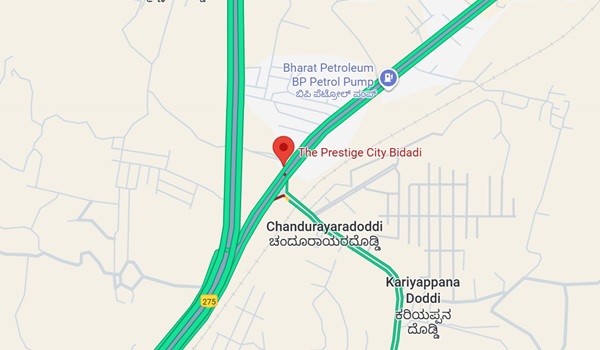 The Prestige City Bidadi Location